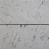 White Carrara Marble 6x12 Polished Tile - TILE AND MOSAIC DEPOT