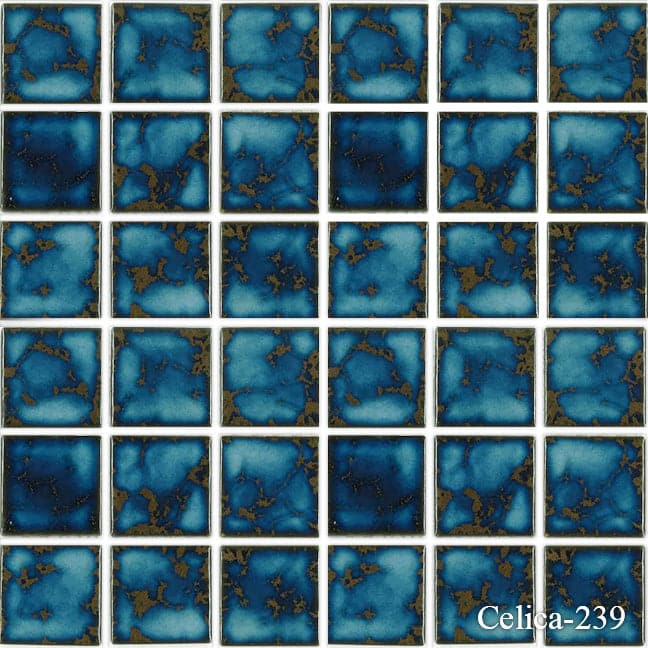 Cel Terra Blue 2 x 2 Pool Tile Series - TILE & MOSAIC DEPOT