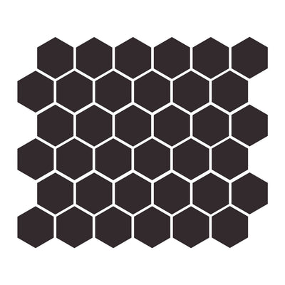 Charcoal 2″ Hexagon Matte