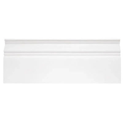 white dolomite baseboard