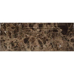 Emperador Dark Marble 4 3/4x12 Polished Baseboard Molding - TILE & MOSAIC DEPOT