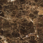 Emperador Dark Spanish Marble 18x18 Polished Tile - TILE AND MOSAIC DEPOT