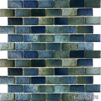 Glasstel Marine Matte 1 x 2 Pool Tile Series - TILE & MOSAIC DEPOT