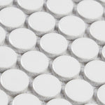 Glossy White Pennyrounds