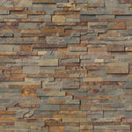 Gold Rush Slate 6x24 Stacked Stone Ledger Panel - TILE & MOSAIC DEPOT