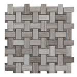 Haisa Light Marble Basketweave Honed Mosaic Tile - TILE AND MOSAIC DEPOT