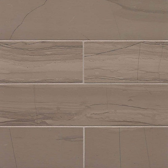 Haisa Dark (Athens Grey) Marble 3x12 Honed Tile - TILE AND MOSAIC DEPOT