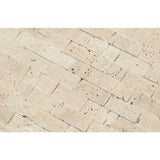 Ivory Travertine 1x2 Split Face Mosaic Tile - TILE AND MOSAIC DEPOT