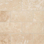 Ivory Travertine 2x4 Filled and Honed Mosaic Tile - TILE AND MOSAIC DEPOT