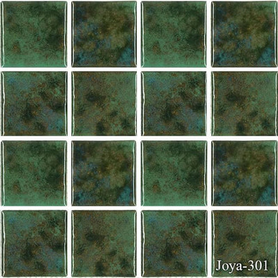 Joya Verde 3 x 3 Pool Tile Series.