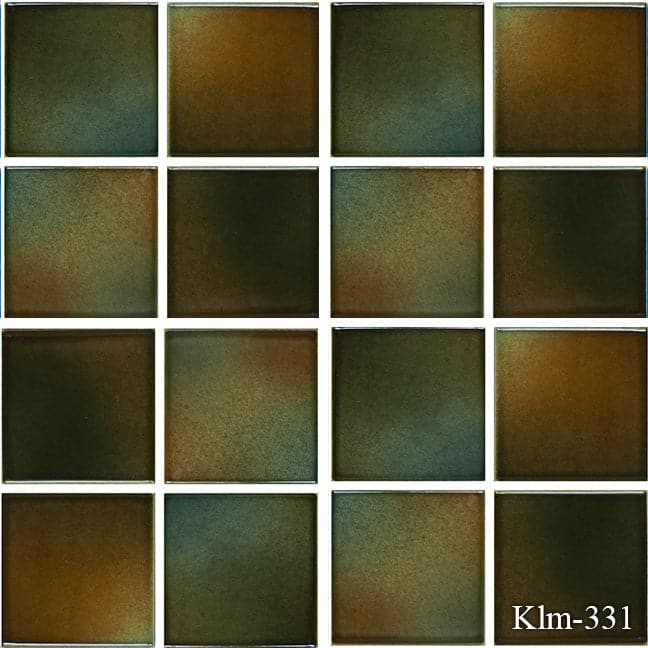 KLM Misty Brown 3 x 3 Pool Tile Series - TILE & MOSAIC DEPOT