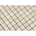 Crema Marfil Marble 1x1 Polished Mosaic Tile - TILE AND MOSAIC DEPOT