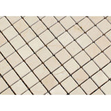 Crema Marfil Marble 1x1 Polished Mosaic Tile - TILE AND MOSAIC DEPOT