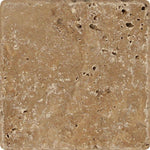 Noce Travertine 6x6 Tumbled Tile - TILE AND MOSAIC DEPOT