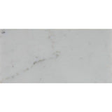 Asian Statuary (Oriental White) Marble 4x12 Polished Tile - TILE AND MOSAIC DEPOT