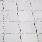 Asian Statuary (Oriental White) Marble Lantern Honed Mosaic Tile - TILE & MOSAIC DEPOT