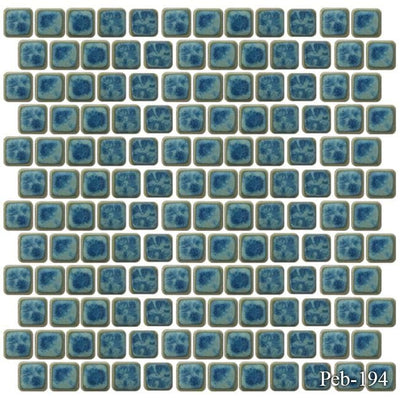 Peb Navy Blue 1 x 1 Pool Tile Series.