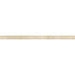 1/2 x 12 Honed Durango Travertine Pencil Liner.