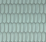 Jade Ivy Picket Glazed Porcelain Mosaic Tile - TILE & MOSAIC DEPOT