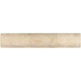 1 x 6 Honed Durango Travertine Quarter Round Trim.