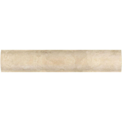 1 x 6 Honed Durango Travertine Quarter Round Trim.