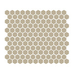 Sand 1″ Hexagon Glossy