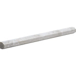 Silver Sky Marble 11/16x12 Honed Pencil Liner - TILE & MOSAIC DEPOT