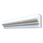 Thassos White Marble 2x12 Polished 1 Step Chairrail - TILE AND MOSAIC DEPOT