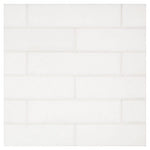 Thassos White Marble 2x8 Polished Marble Tile - TILE AND MOSAIC DEPOT