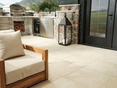 Tierra Ivory 24x24 2 cm Porcelain Paver - TILE & MOSAIC DEPOT