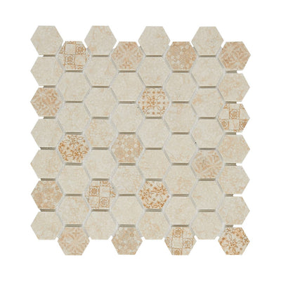 Travertine 1.5″ Hexagon