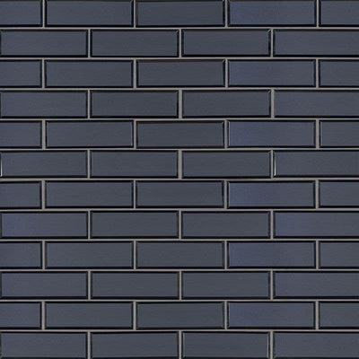 Vague Blue Subway Glass Mosaic Tile - TILE AND MOSAIC DEPOT