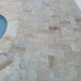 Walnut Travertine 6x12 Paver Tumbled - TILE & MOSAIC DEPOT