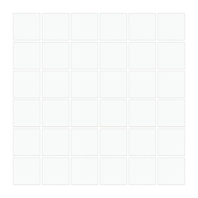 White 2″ x 2″ Matte