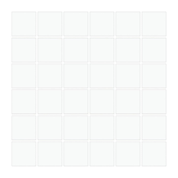 White 2″ x 2″ Matte