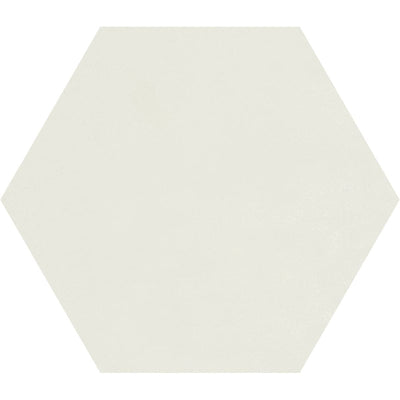 White 9x10 Hexagon